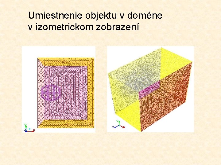 Umiestnenie objektu v doméne v izometrickom zobrazení 