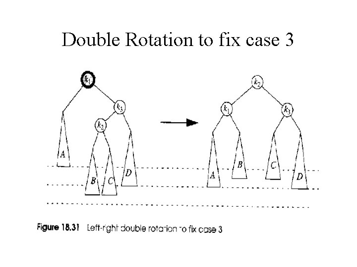 Double Rotation to fix case 3 