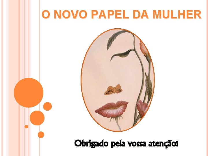 O NOVO PAPEL DA MULHER Obrigado pela vossa atenção! 