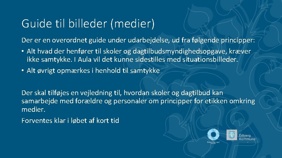 Guide til billeder (medier) Der er en overordnet guide under udarbejdelse, ud fra følgende