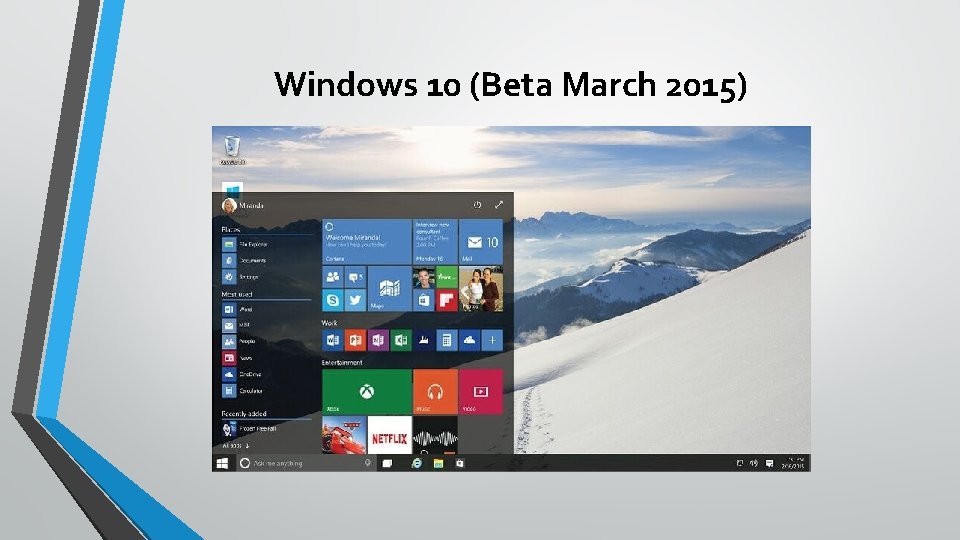 Windows 10 (Beta March 2015) 