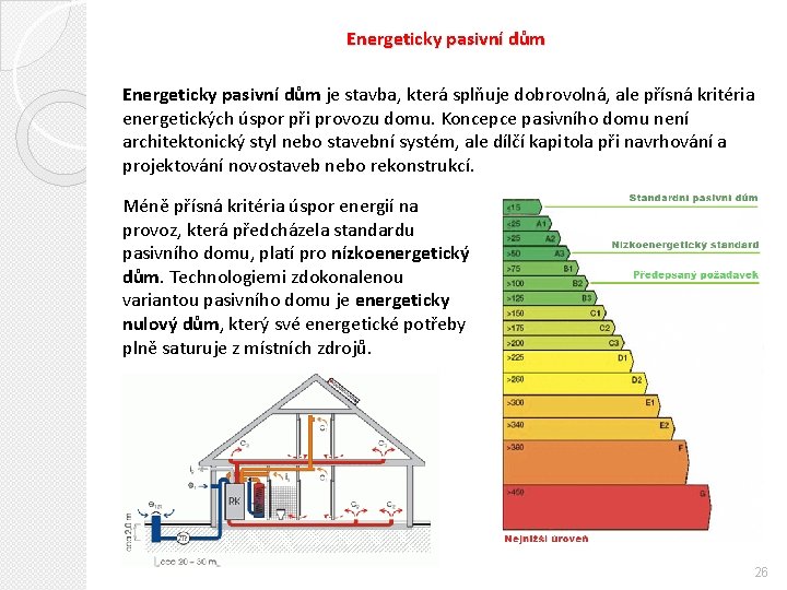 Energeticky pasivní dům je stavba, která splňuje dobrovolná, ale přísná kritéria energetických úspor při
