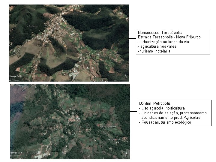 Bonsucesso, Teresópolis Estrada Teresópolis - Nova Friburgo - urbanização ao longo da via -