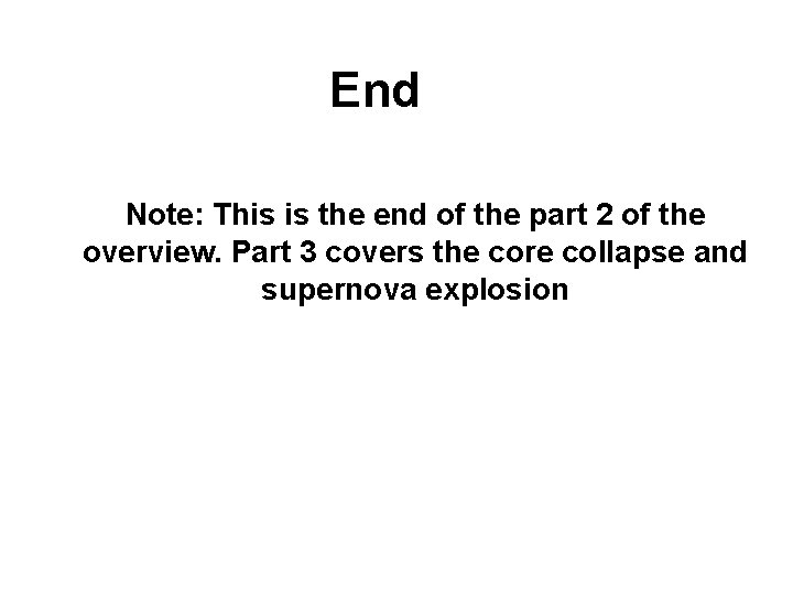 End Note: This is the end of the part 2 of the overview. Part