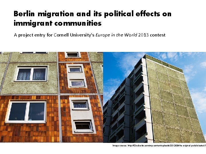 Berlin migration and its political effects on berlin immigrant communities migration A project entry