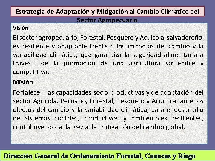 Estrategia Ambiental de Adaptacin y Mitigacin al Cambio