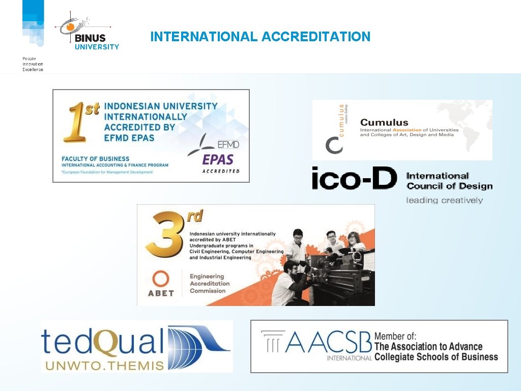 INTERNATIONAL ACCREDITATION 