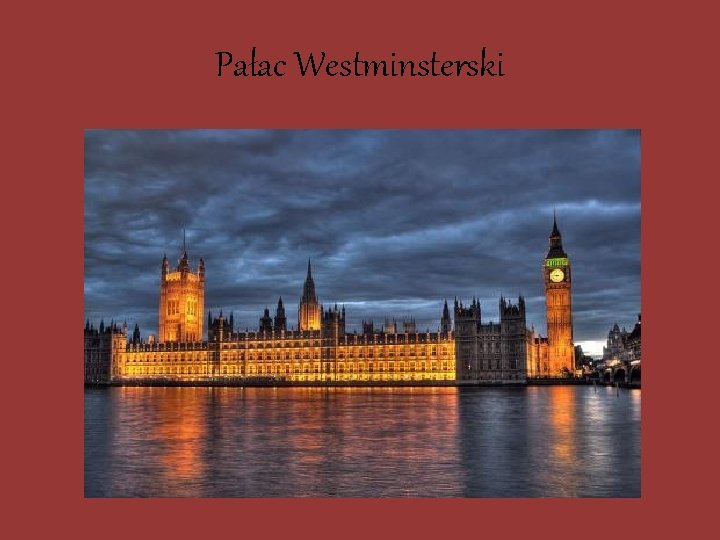 Pałac Westminsterski 