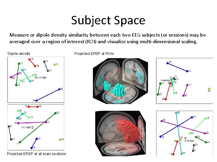 Subject Space Measure or dipole density similarity between each two EEG subjects (or sessions)