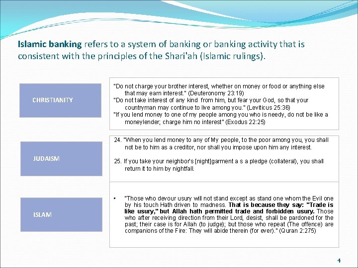 Islamic banking refers to a system of banking or banking activity that is consistent