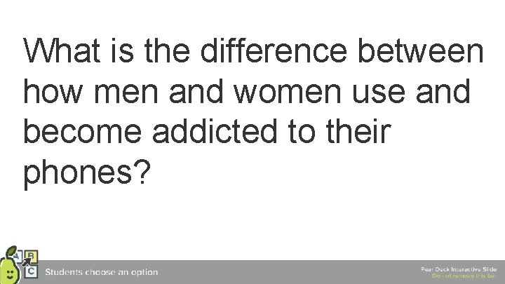 What is the difference between how men and women use and become addicted to