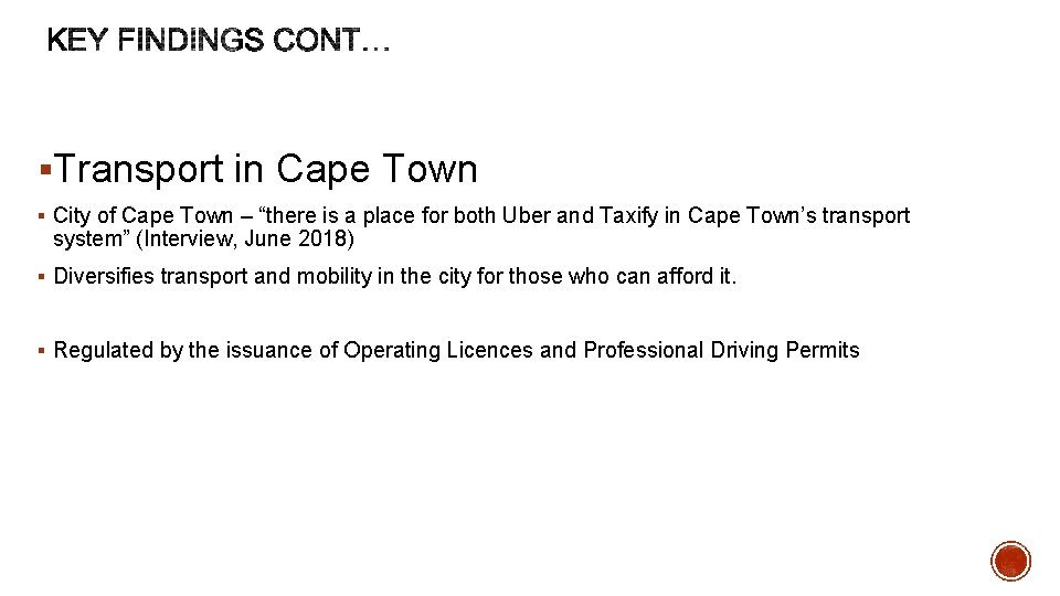 §Transport in Cape Town § City of Cape Town – “there is a place