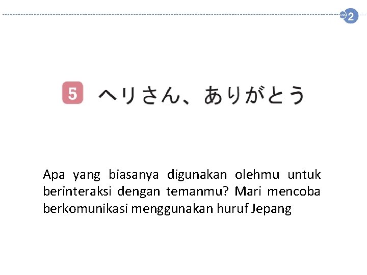 Apa yang biasanya digunakan olehmu untuk berinteraksi dengan temanmu? Mari mencoba berkomunikasi menggunakan huruf