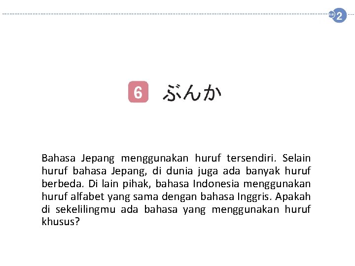 Bahasa Jepang menggunakan huruf tersendiri. Selain huruf bahasa Jepang, di dunia juga ada banyak