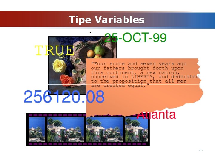 Tipe Variables 