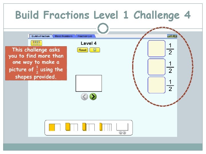 Build Fractions Level 1 Challenge 4 