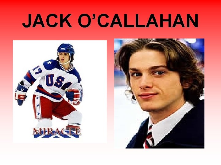 JACK O’CALLAHAN 