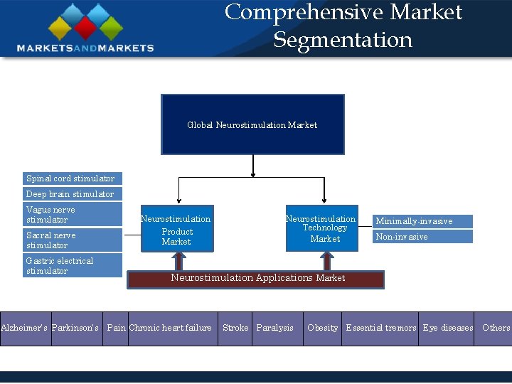 Comprehensive Market Segmentation Global Neurostimulation Market Spinal cord stimulator Deep brain stimulator ad Technologies