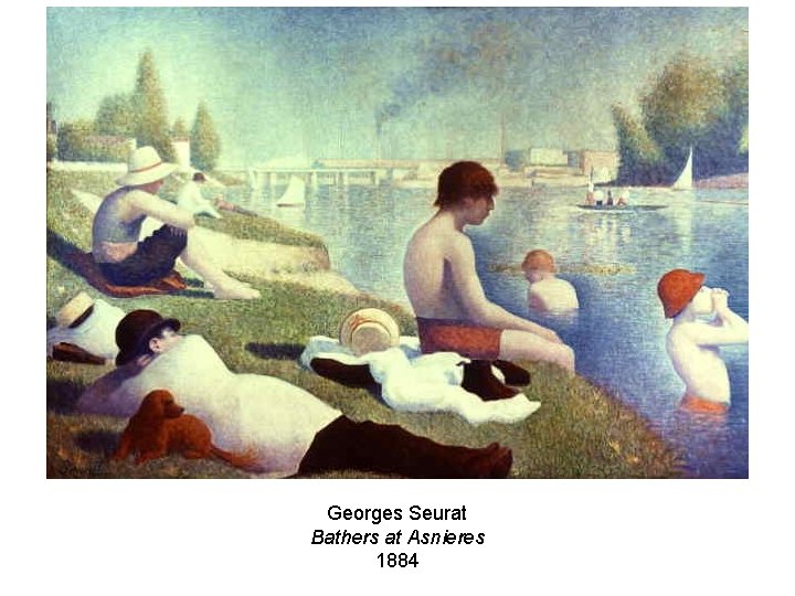 Georges Seurat Bathers at Asnieres 1884 