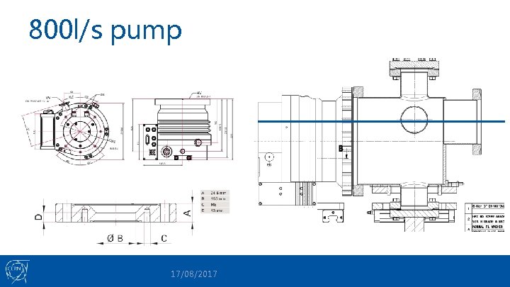 800 l/s pump 17/08/2017 