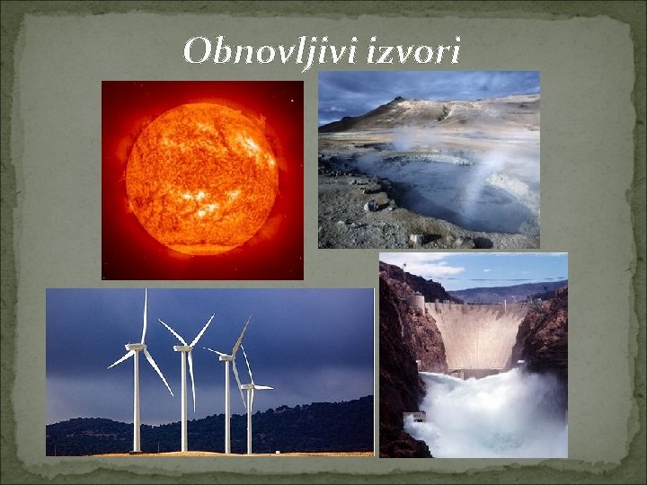 Obnovljivi izvori 