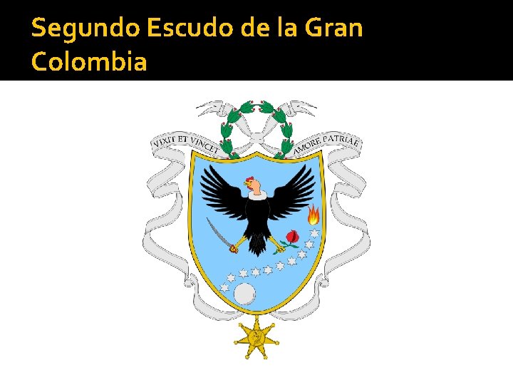 Segundo Escudo de la Gran Colombia 