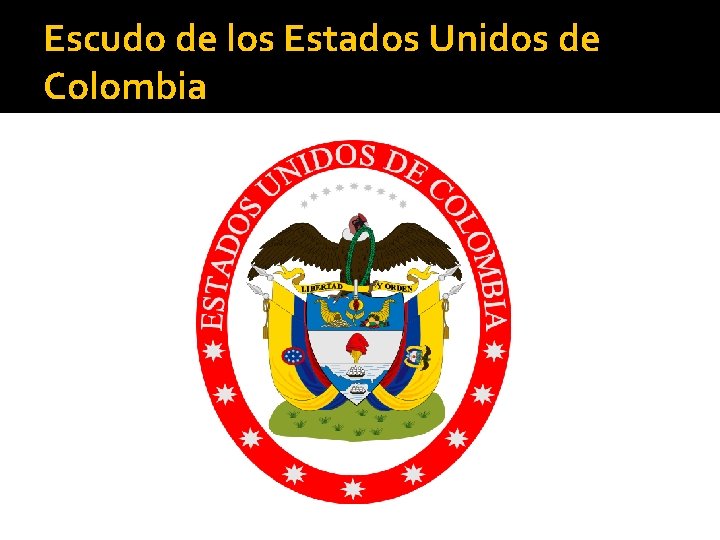 Escudo de los Estados Unidos de Colombia 