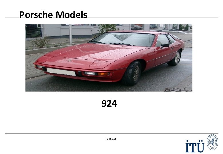 Porsche Models 924 Slide 25 