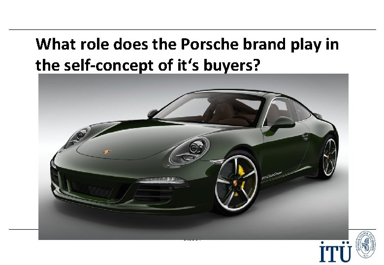 What role does the Porsche brand play in the self-concept of it‘s buyers? Slide