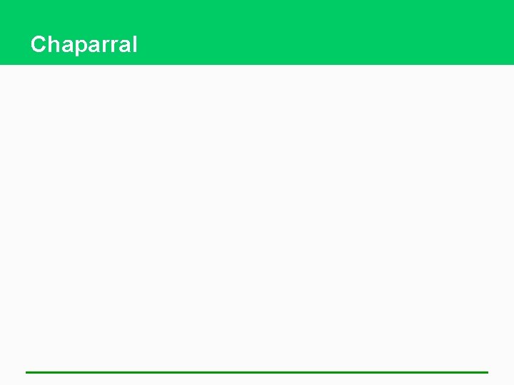 Chaparral 