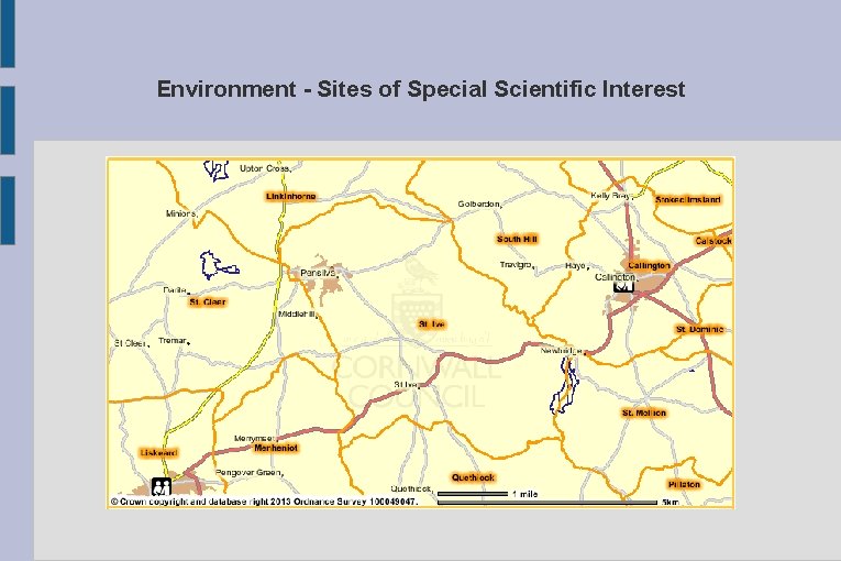 Environment - Sites of Special Scientific Interest 