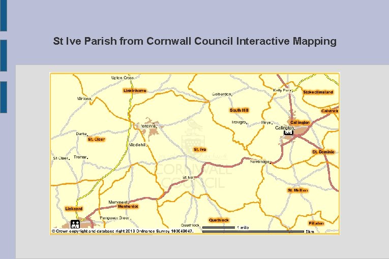 St Ive Parish from Cornwall Council Interactive Mapping 