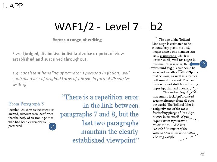 1. APP WAF 1/2 - Level 7 – b 2 Across a range of