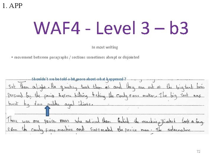 1. APP WAF 4 - Level 3 – b 3 In most writing §