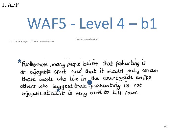 1. APP WAF 5 - Level 4 – b 1 § some variety in