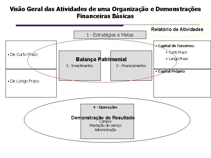 Visão Geral das Atividades de uma Organização e Demonstrações Financeiras Básicas Relatório de Atividades