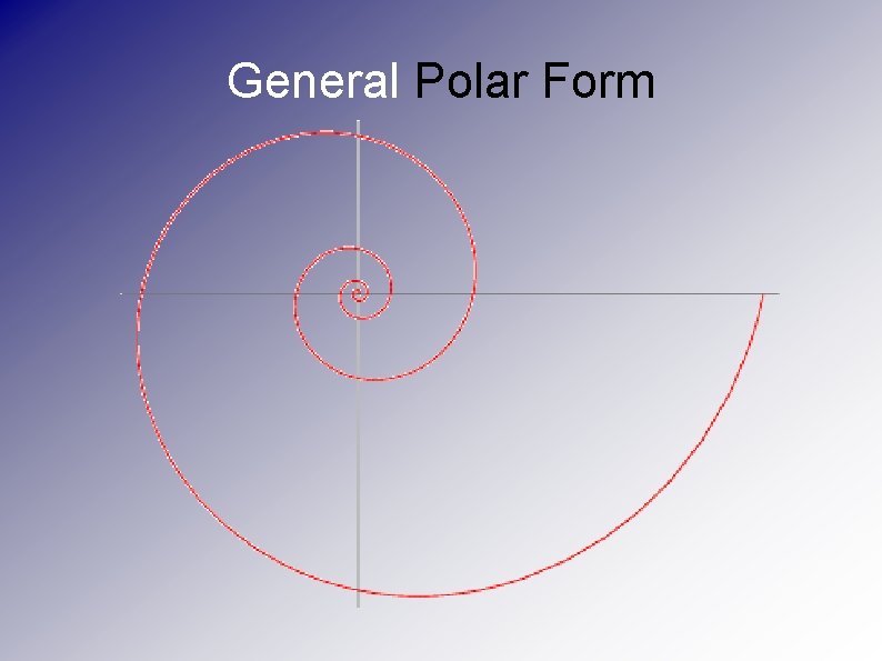 General Polar Form 
