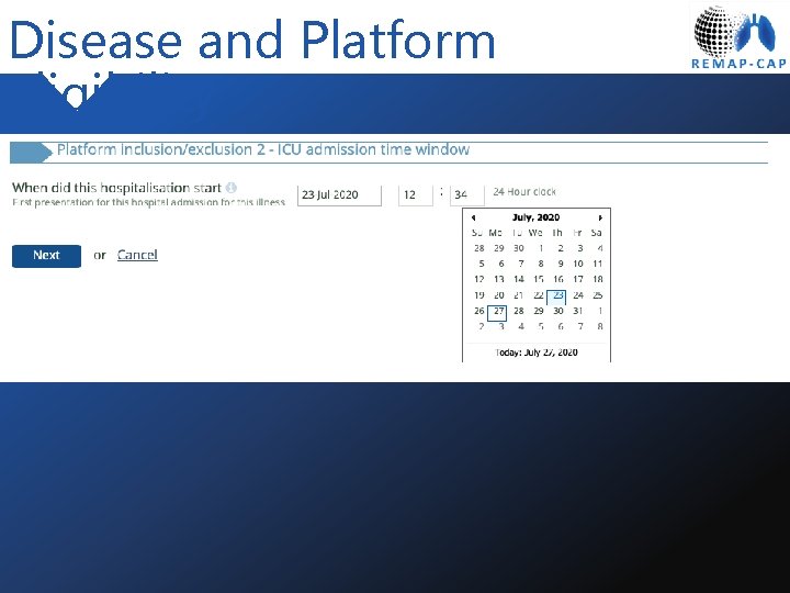 Disease and Platform Eligibility 