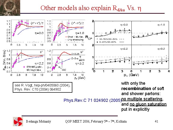 Other models also explain Rd. Au Vs. with only the recombination of soft and