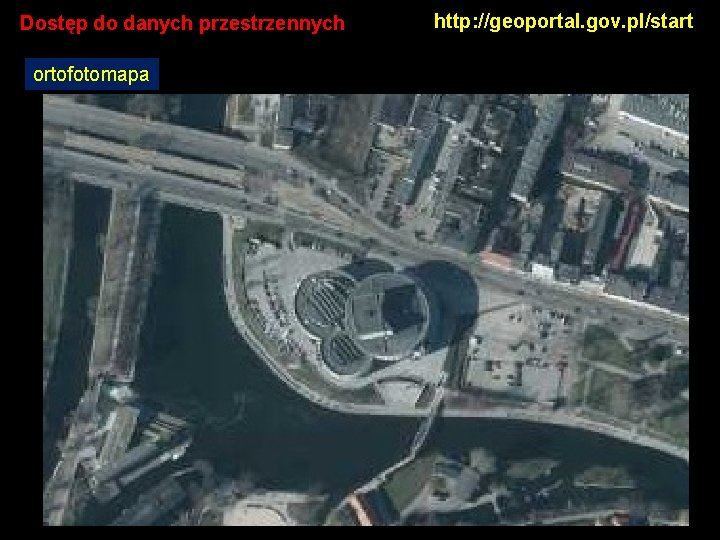 Dostęp do danych przestrzennych ortofotomapa http: //geoportal. gov. pl/start 