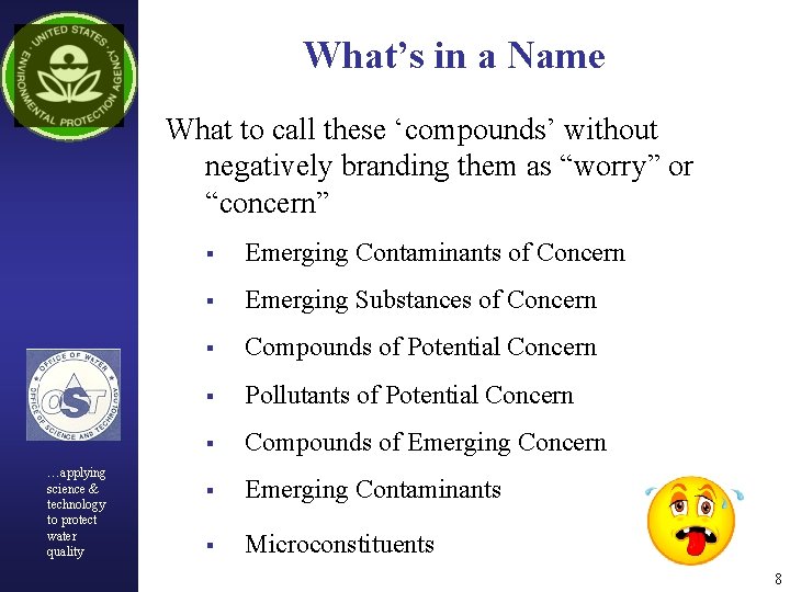 What’s in a Name What to call these ‘compounds’ without negatively branding them as