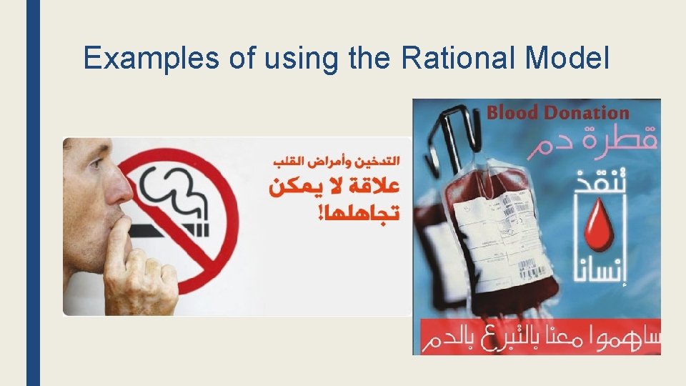 Examples of using the Rational Model. 