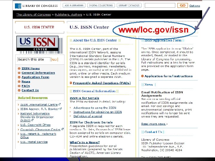 www/loc. gov/issn 