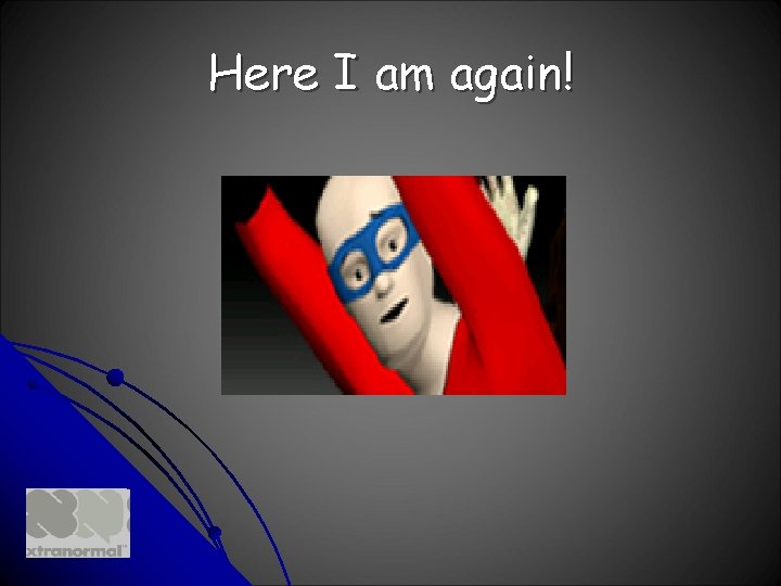 Here I am again! 