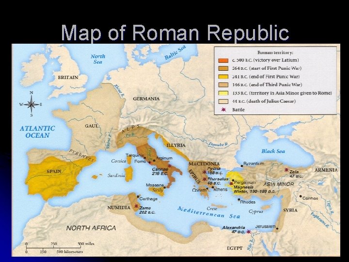 Map of Roman Republic 