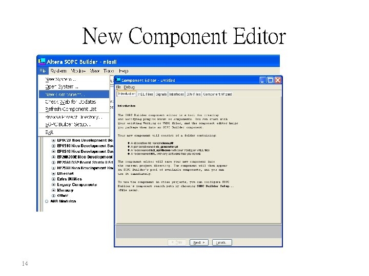 New Component Editor 14 