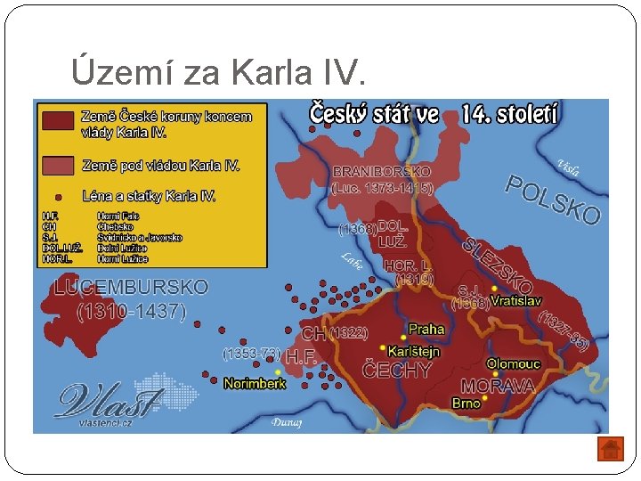 Území za Karla IV. 