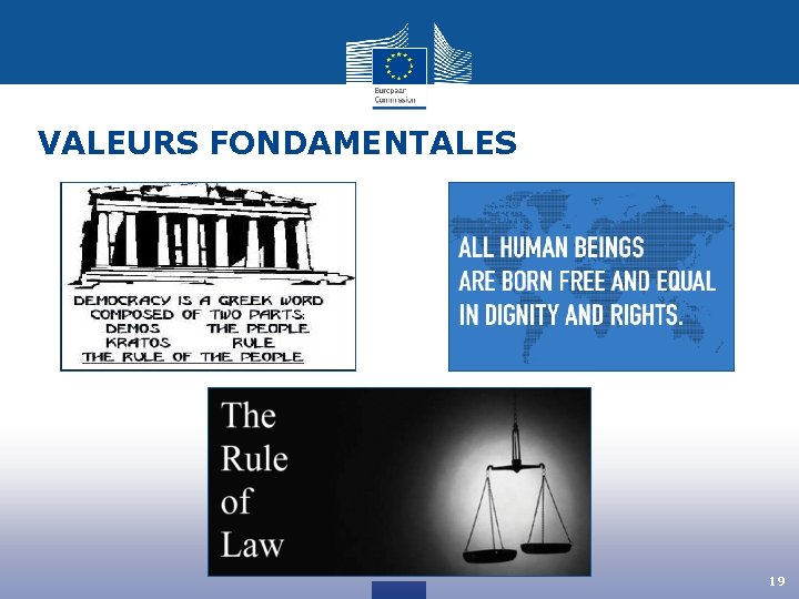 VALEURS FONDAMENTALES 19 