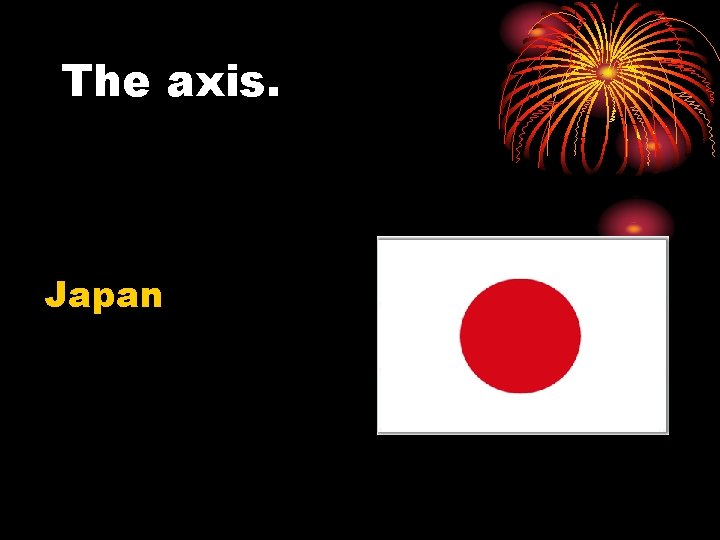 The axis. Japan 