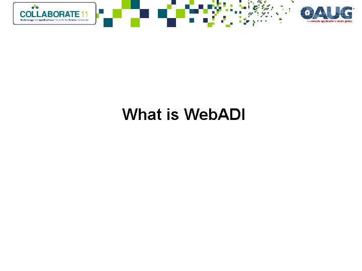 What is Web. ADI 